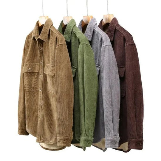 Herren-Knopfjacke