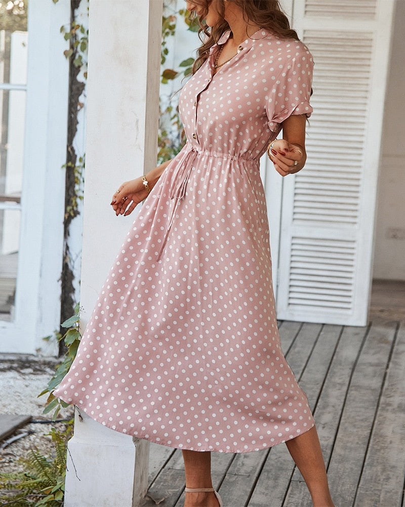 Polka Dot Kleid für Damen