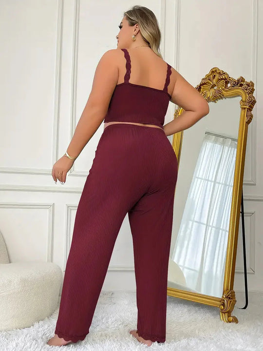 Plus Size Loungewear Set für Damen