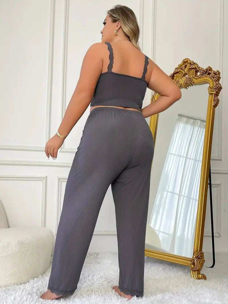 Plus Size Loungewear Set für Damen