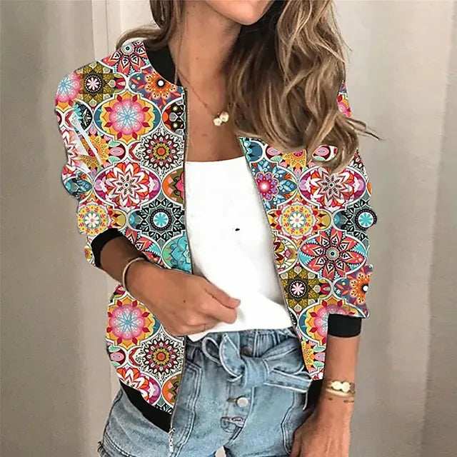 Bedruckte Jacke für Damen