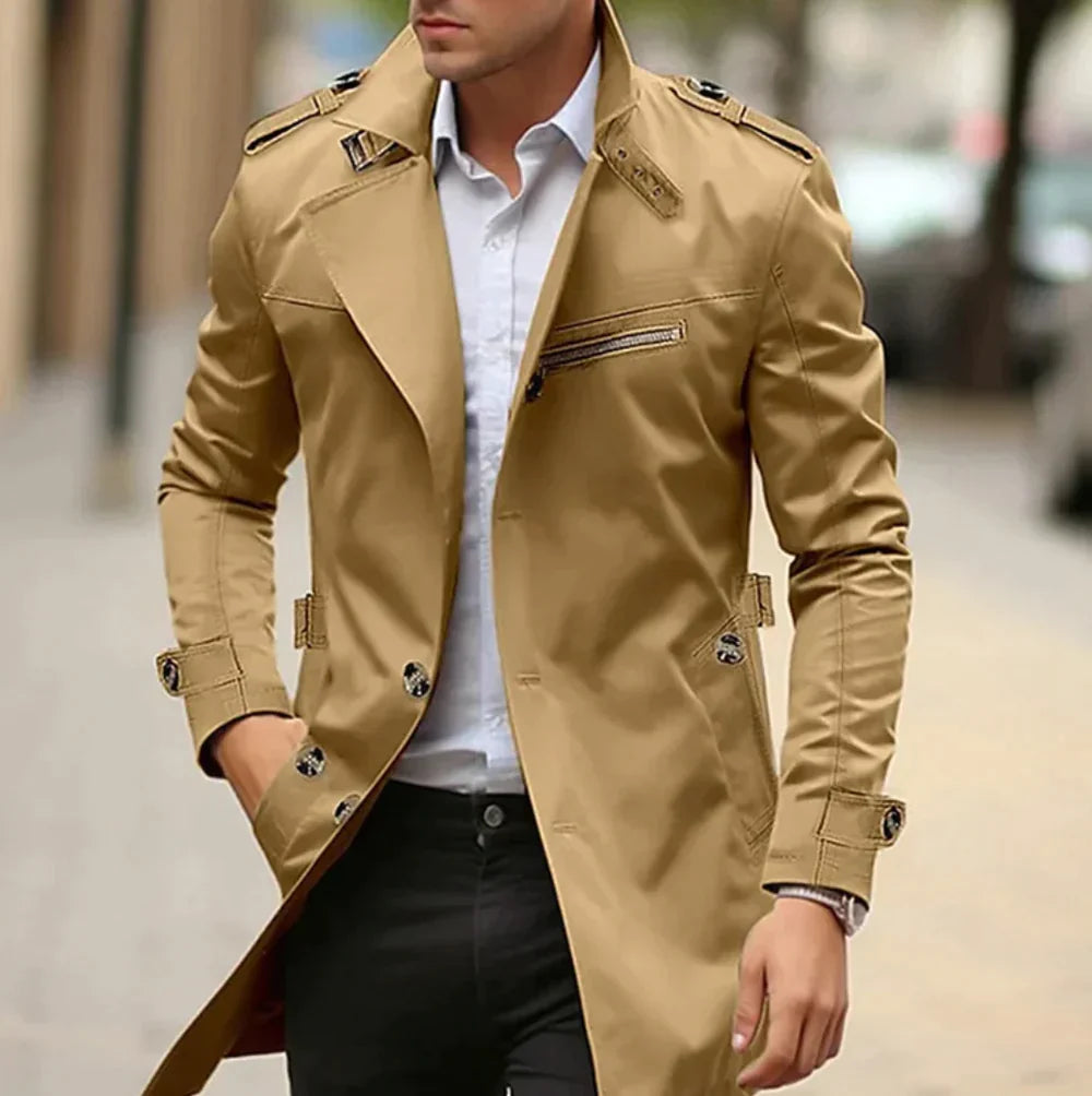 Eleganter Trenchcoat für Männer