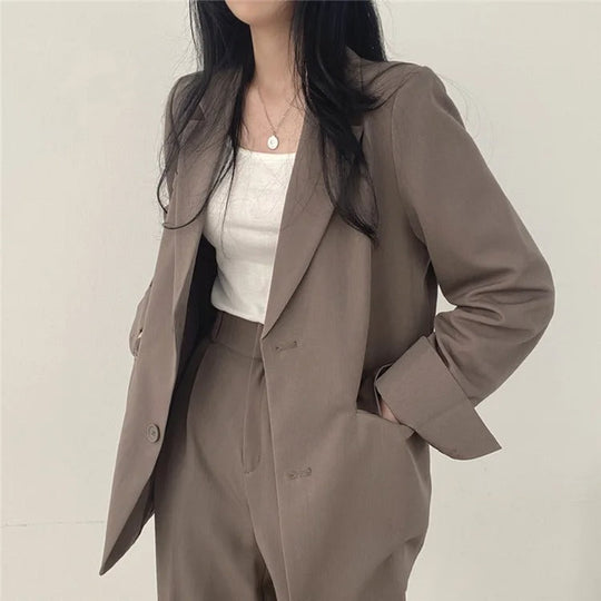 Blazer und Hosenset für Damen