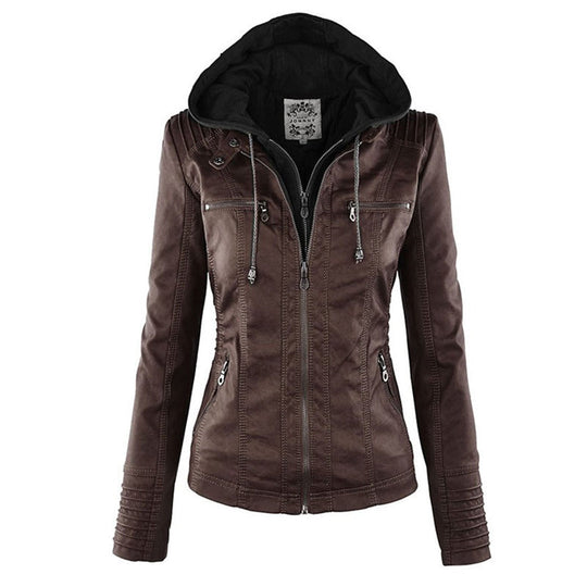 Jacke mit abnehmbarer Kapuze für Damen