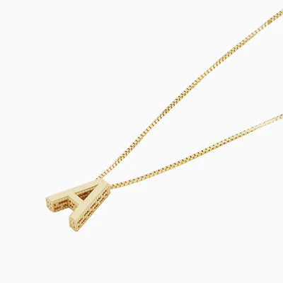 Personalisierte Damen Initialkette Gold 18k