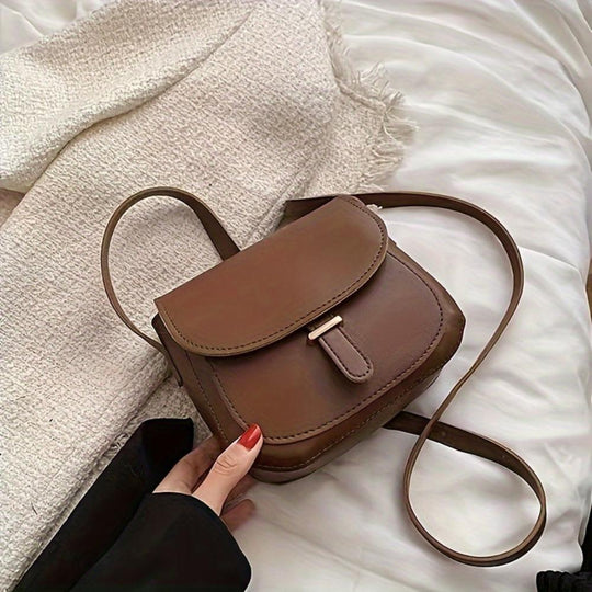 Retro Damen Satteltasche mit Schulterriemen