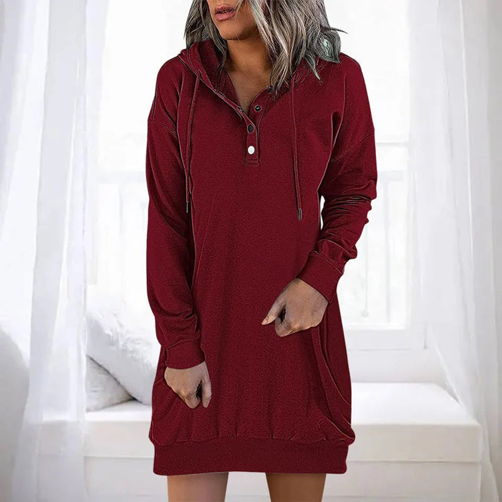 Kapuzenkleid für Damen