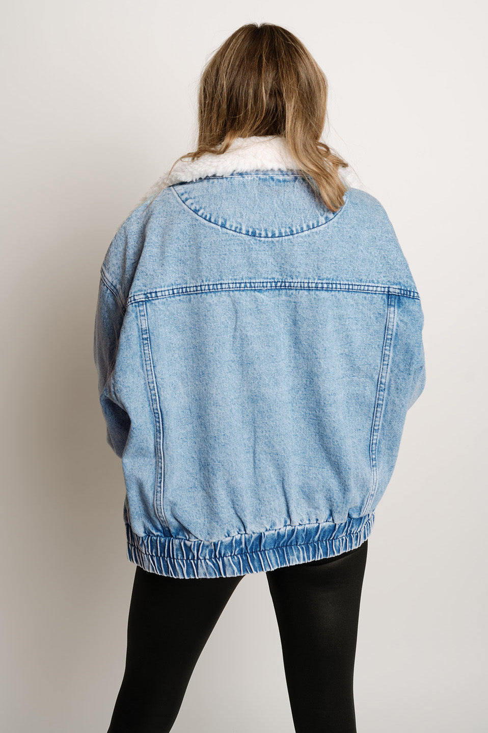 Übergroße Denim-Jacke für Damen