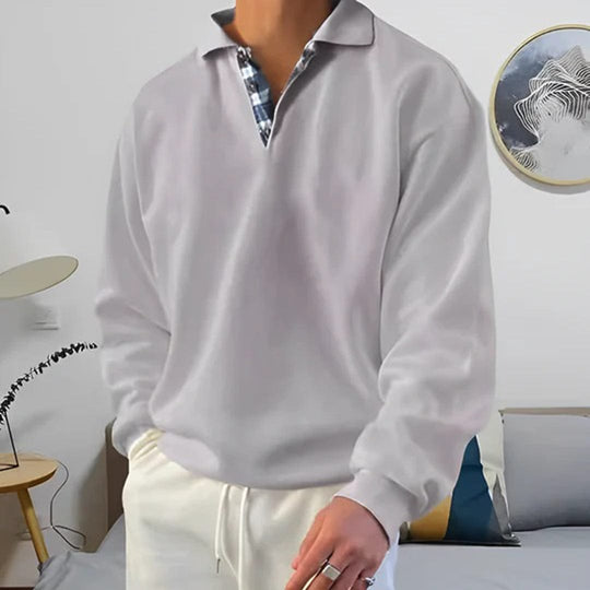 Herren Pullover mit Knöpfen