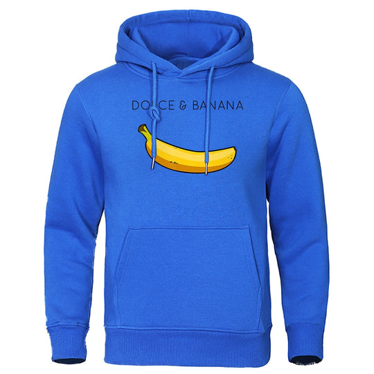 Kapuzenpullover mit Bananendruck für Herren