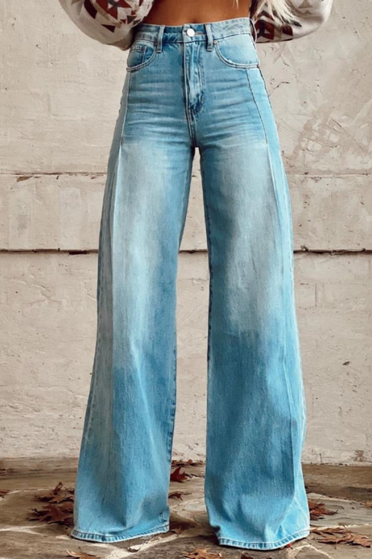 Vintage Boho Damen Stoffhose
