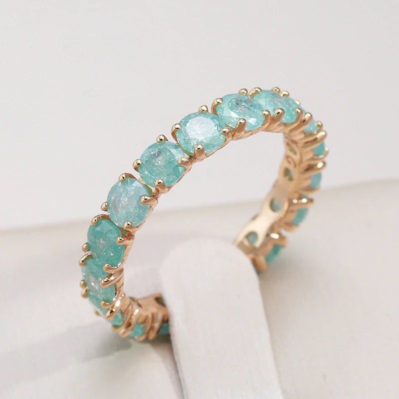 Eleganter Damen Edelstein Ring
