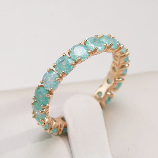 Eleganter Damen Edelstein Ring