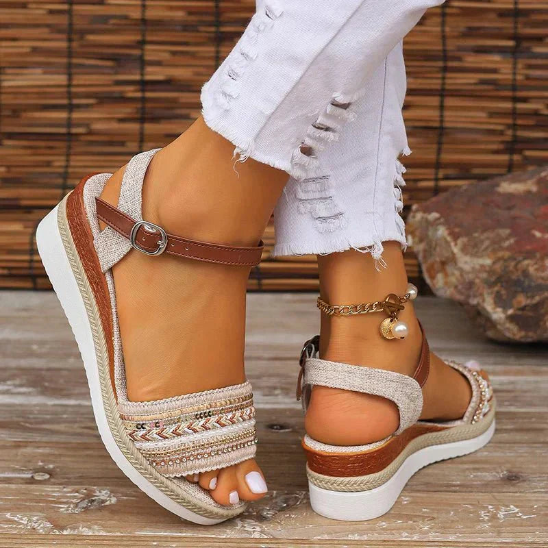 Maritime Elegante Damen Sandalen