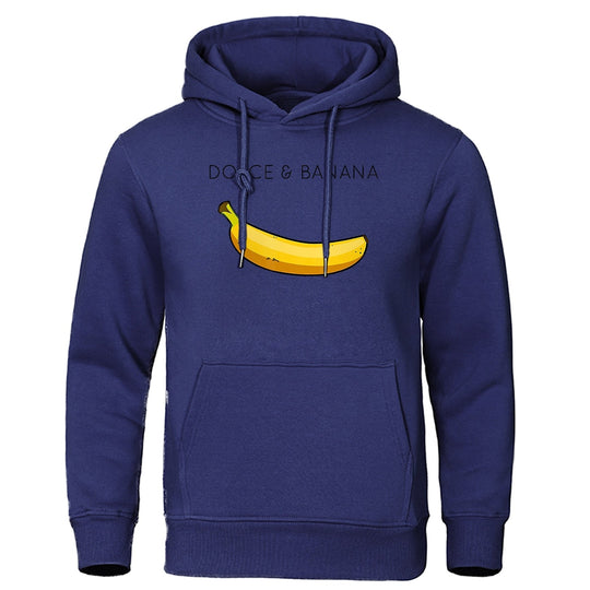 Kapuzenpullover mit Bananendruck für Herren