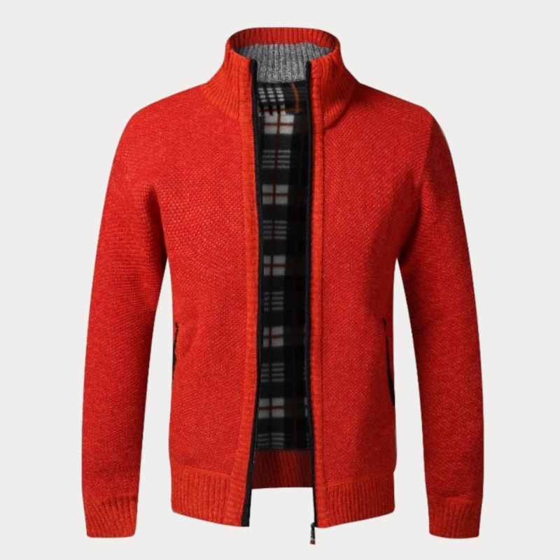 Strickjacke mit Reißverschluss für Herren