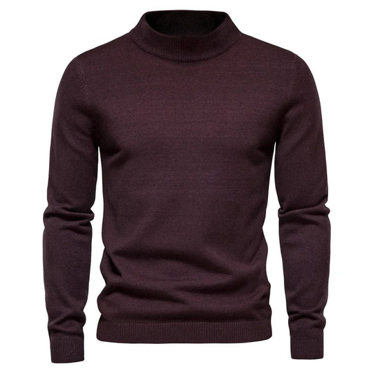 Halbhoher Rollkragenpullover für Herren