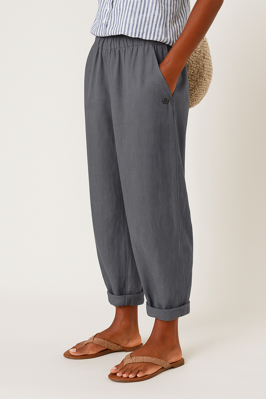 Bequeme Damen Freizeithose mit Taschen
