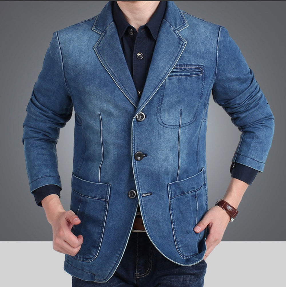 Klassischer Blazer mit Revers für Herren