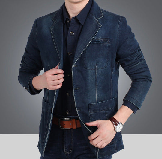 Klassischer Blazer mit Revers für Herren