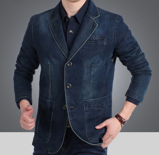 Klassischer Blazer mit Revers für Herren