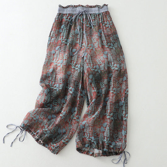 Luftige Damen Leinenhose