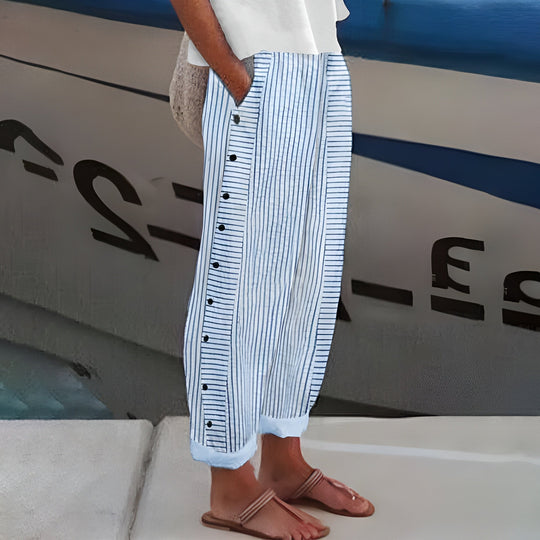 Zeitlose Damen Leinenhose