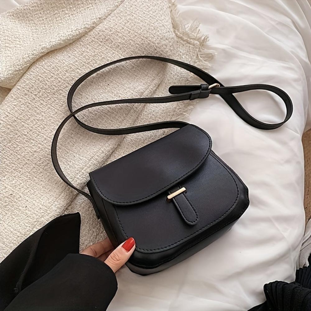Retro Damen Satteltasche mit Schulterriemen