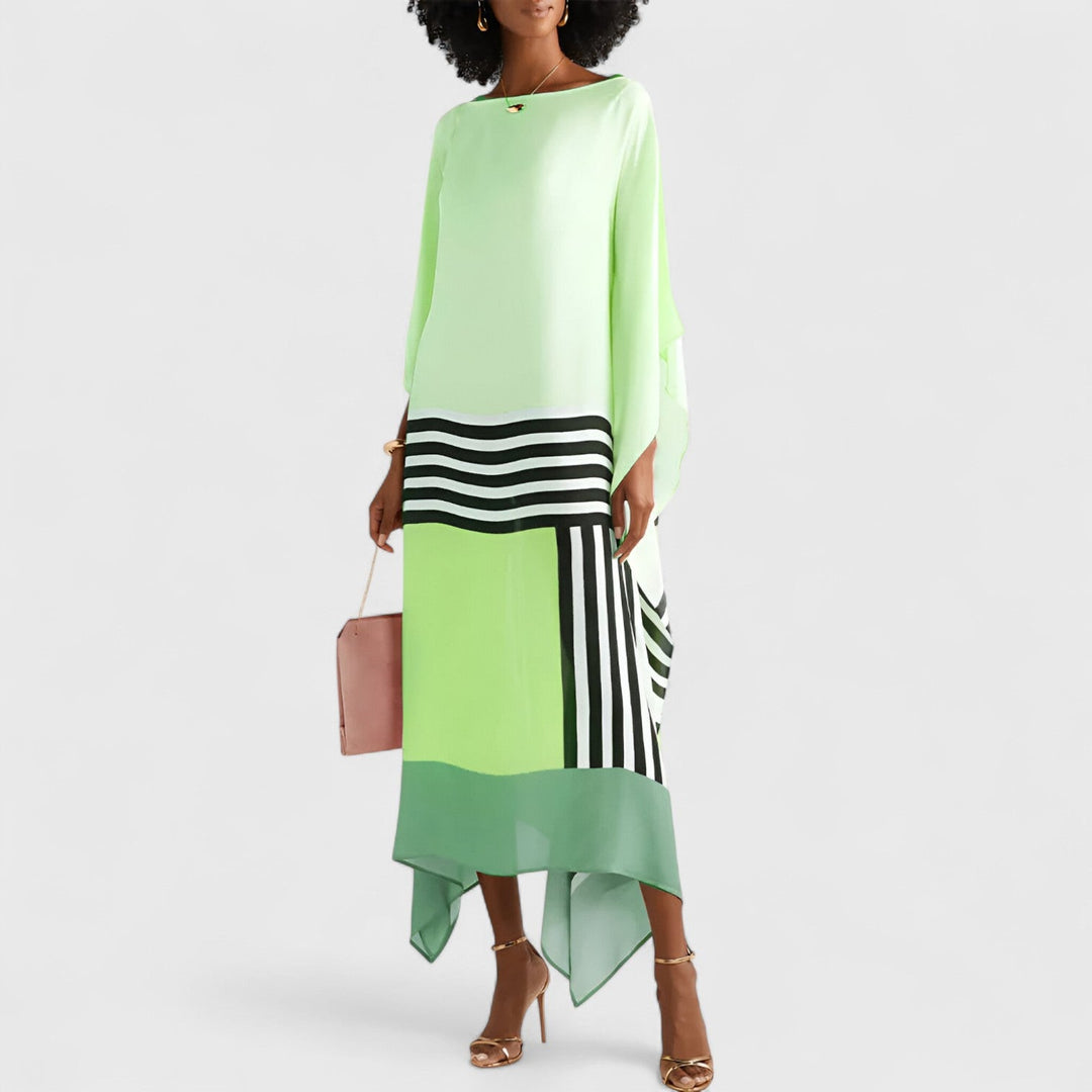 Lockeres Geometrisches Damen Kaftan