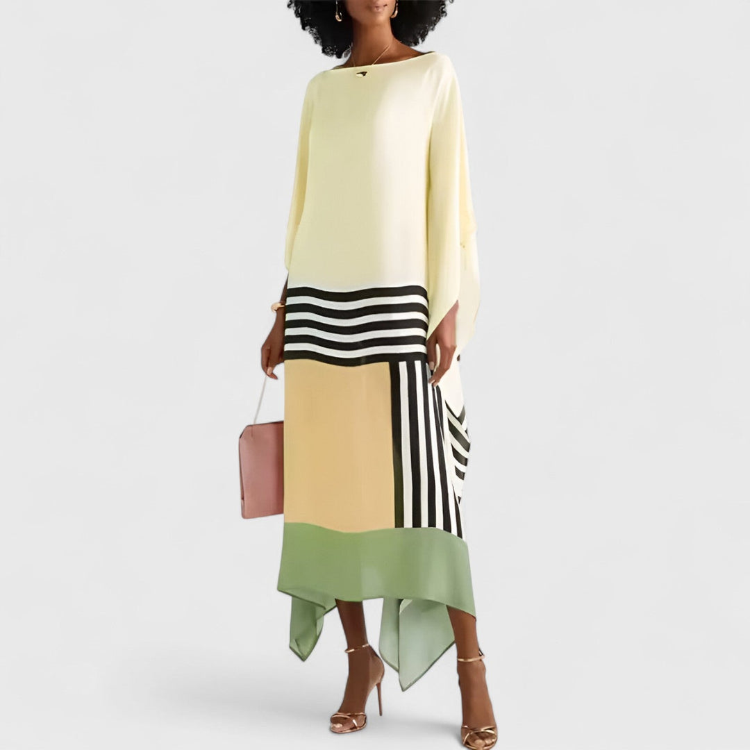 Lockeres Geometrisches Damen Kaftan