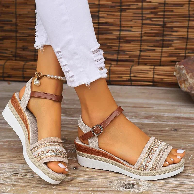 Maritime Elegante Damen Sandalen
