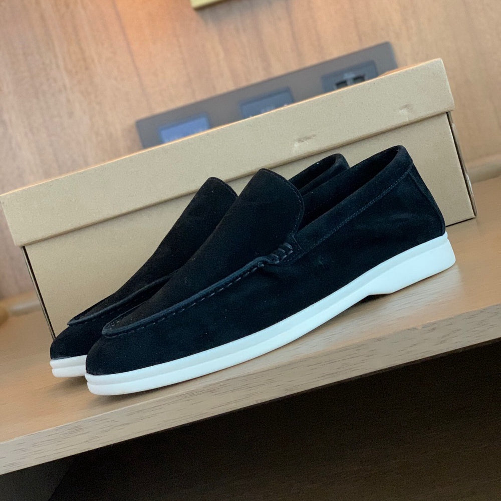 Elegante Casual Wildleder Herren Slipper