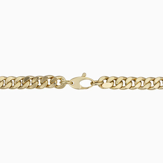 Edles 16k Gold Damen Armband Kubanische Gliederkette