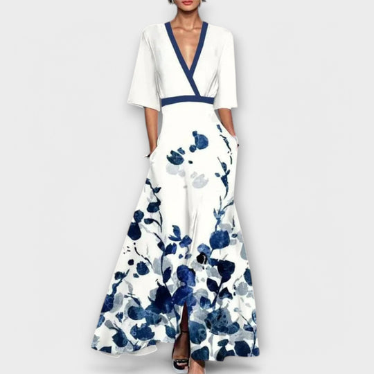 Elegantes Cocktail Damenkleid mit Designärmeln