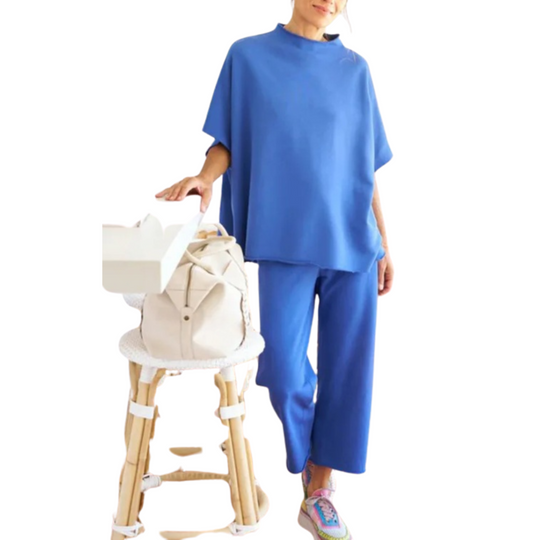 Gemütliches Damen Loungewear Set mit Fledermausärmeln