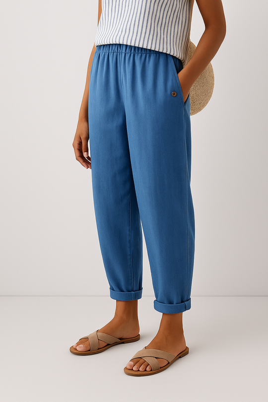 Bequeme Damen Freizeithose mit Taschen