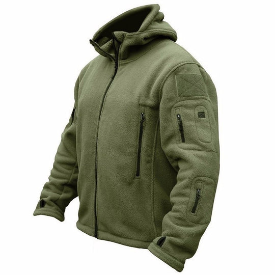 Fleecejacke mit Kapuze für Herren