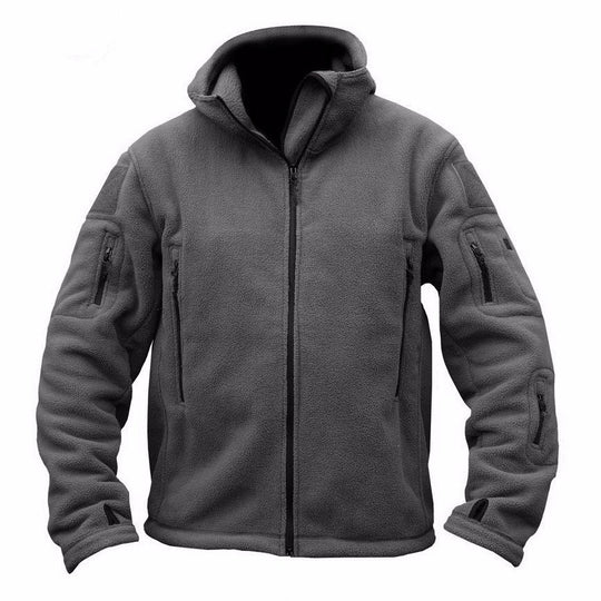 Fleecejacke mit Kapuze für Herren