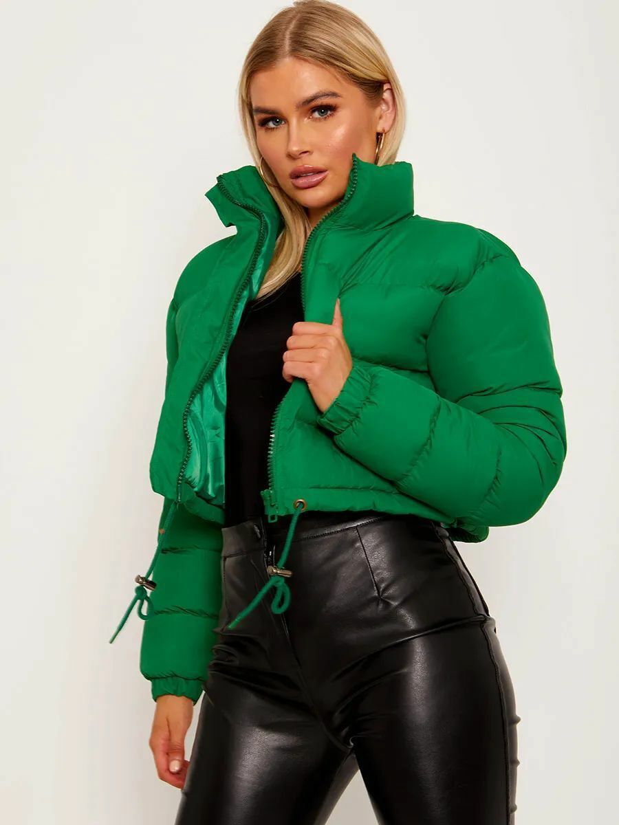 Gepolsterte schmale Jacke für Damen