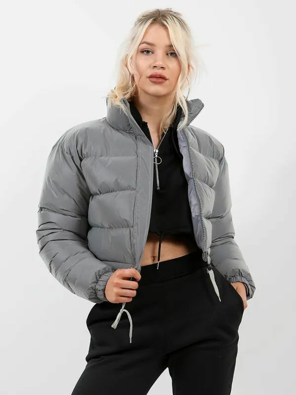 Gepolsterte schmale Jacke für Damen