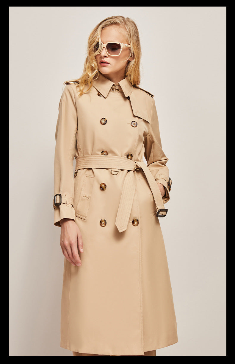 Lässiger Damen-Trenchcoat mit Gürtel