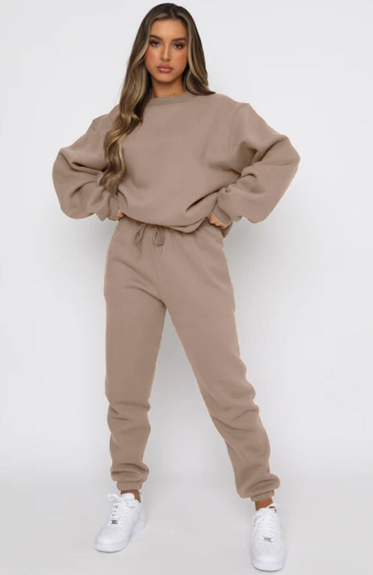 Sweatshirt- und Jogger-Set für Damen