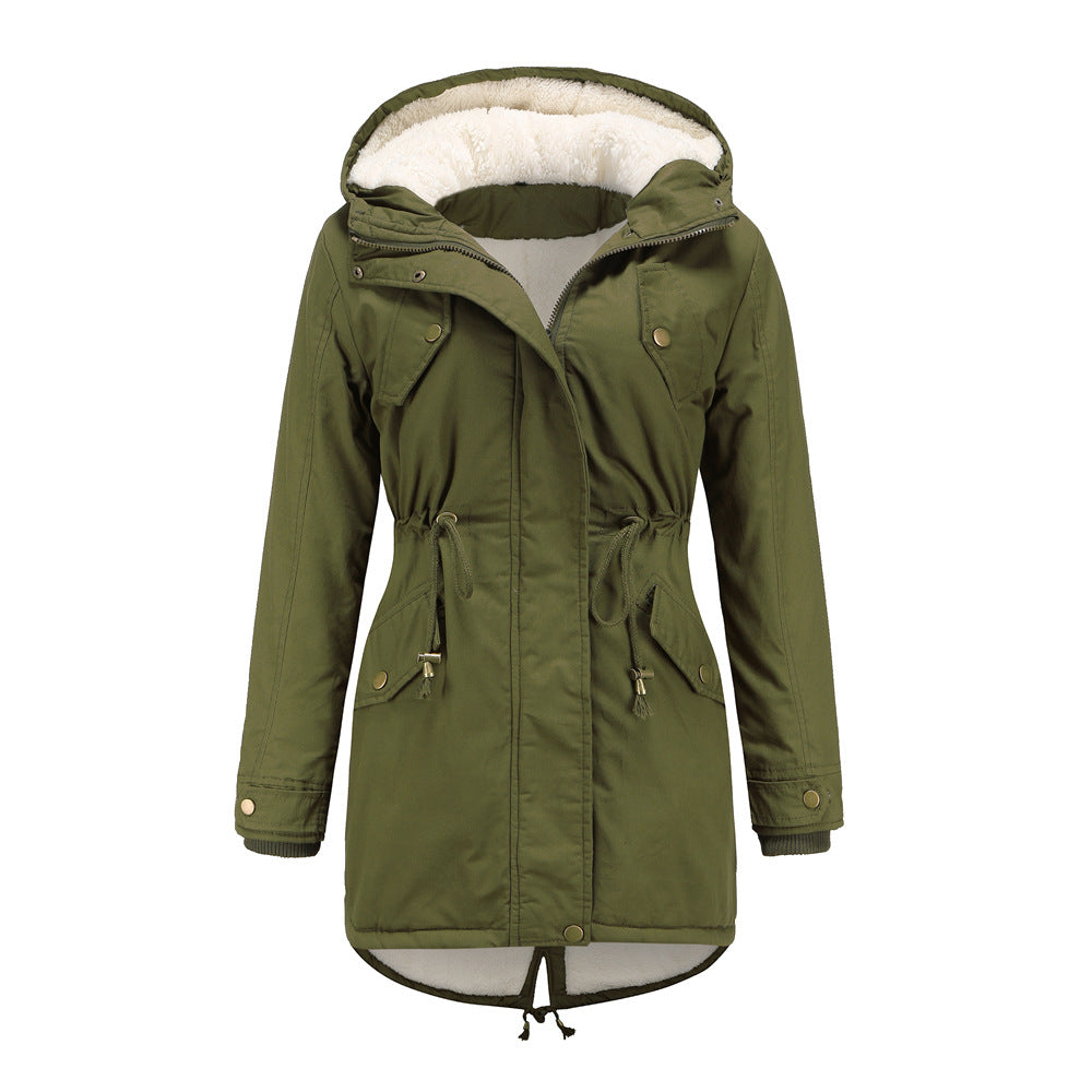 Winterjacke mit Kordelzug für Damen