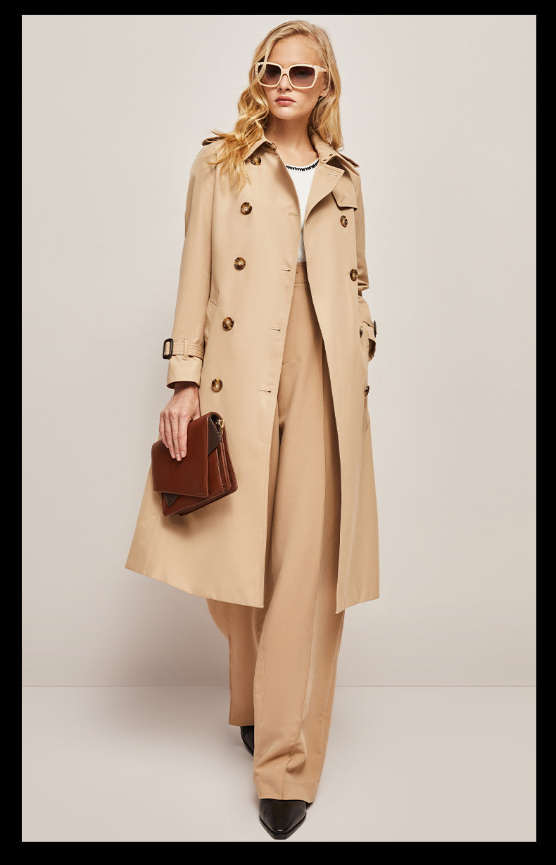 Lässiger Damen-Trenchcoat mit Gürtel