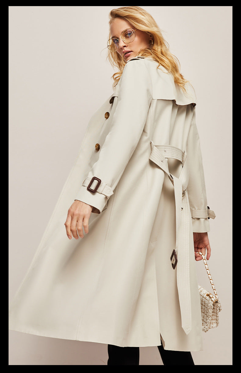 Lässiger Damen-Trenchcoat mit Gürtel