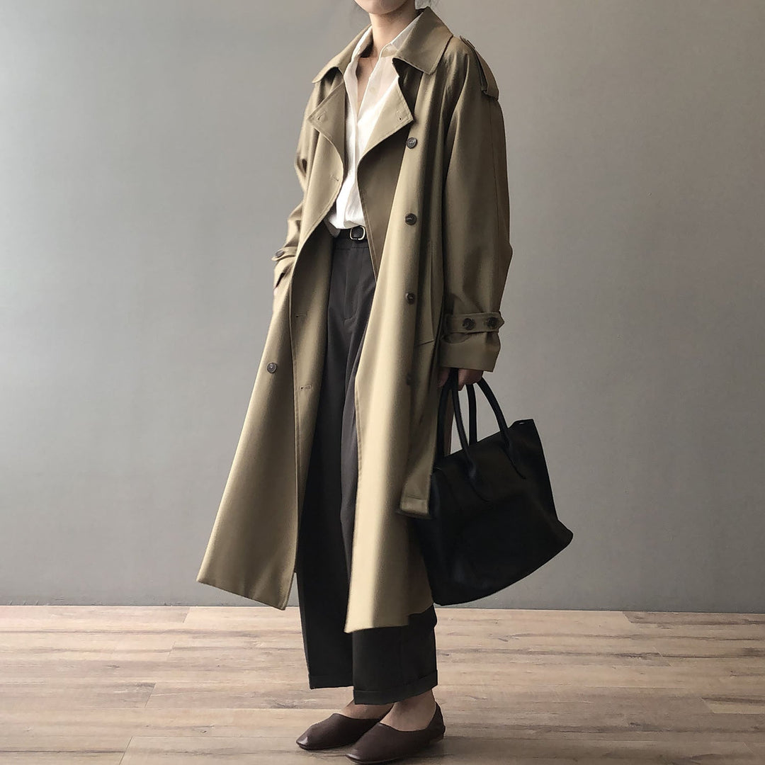 Zweireihiger Trenchcoat für Damen