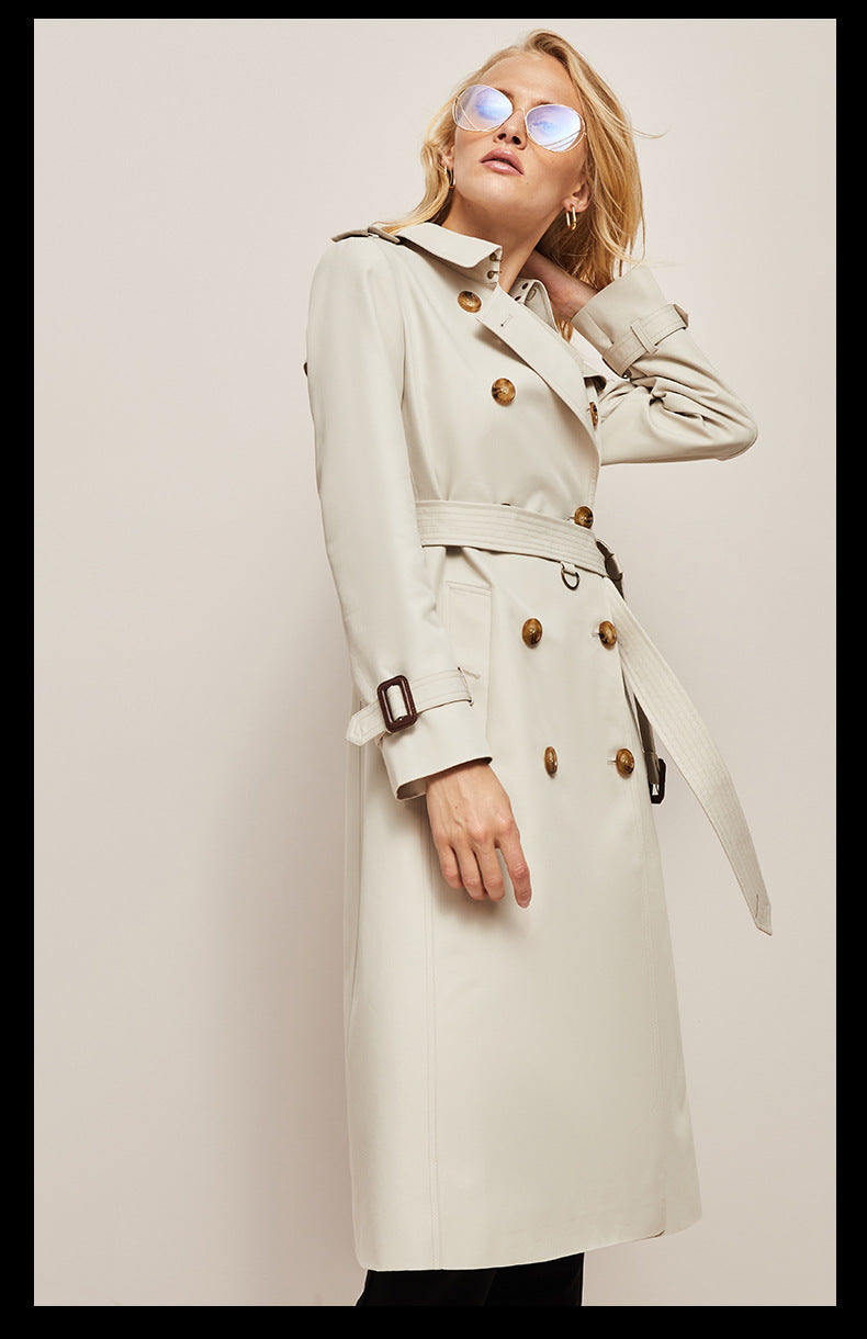 Lässiger Damen-Trenchcoat mit Gürtel