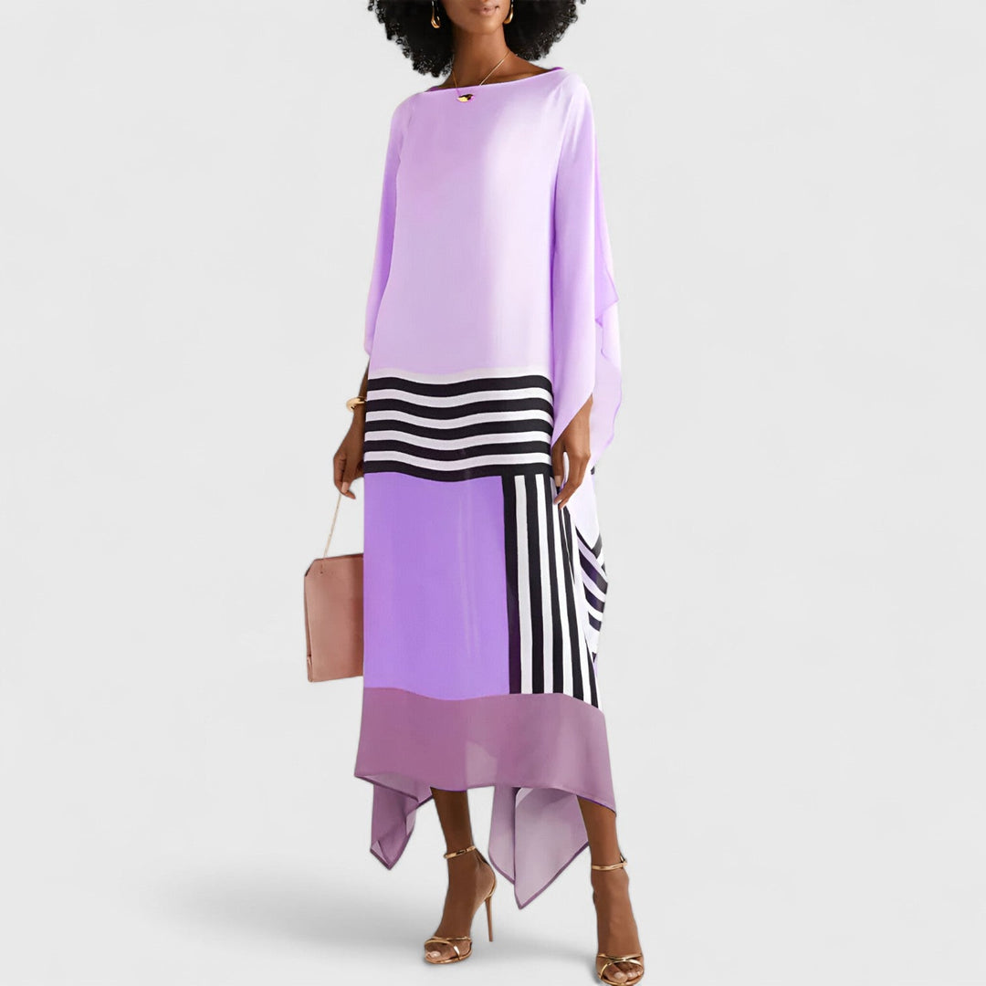 Lockeres Geometrisches Damen Kaftan