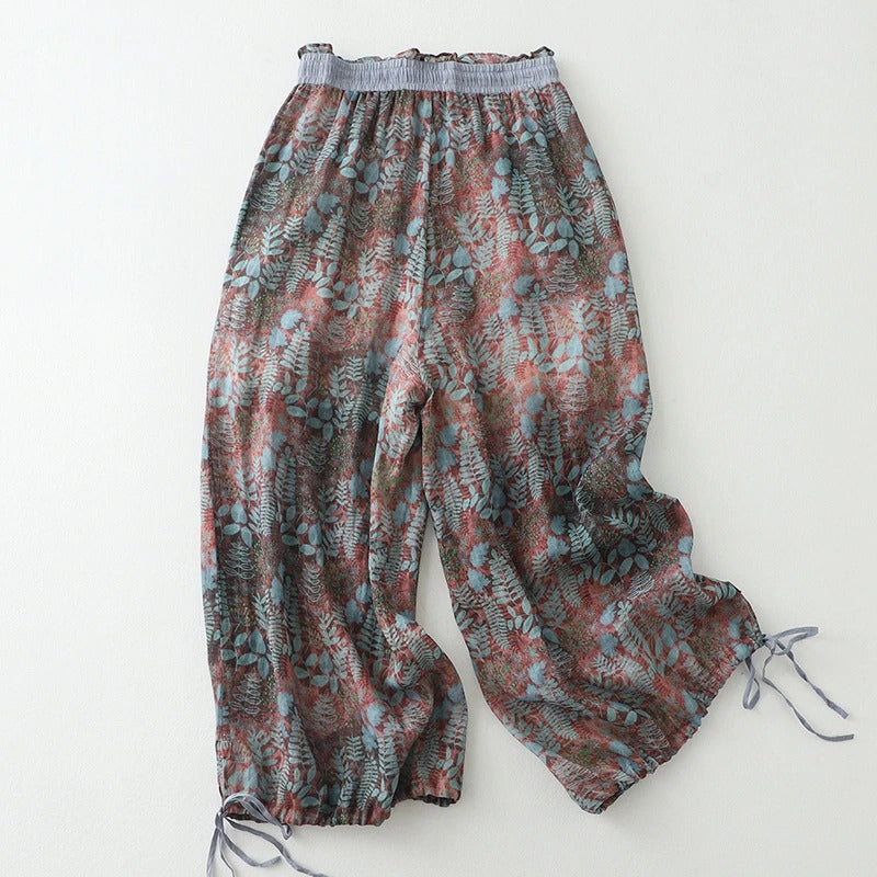 Luftige Damen Leinenhose