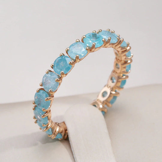 Eleganter Damen Edelstein Ring